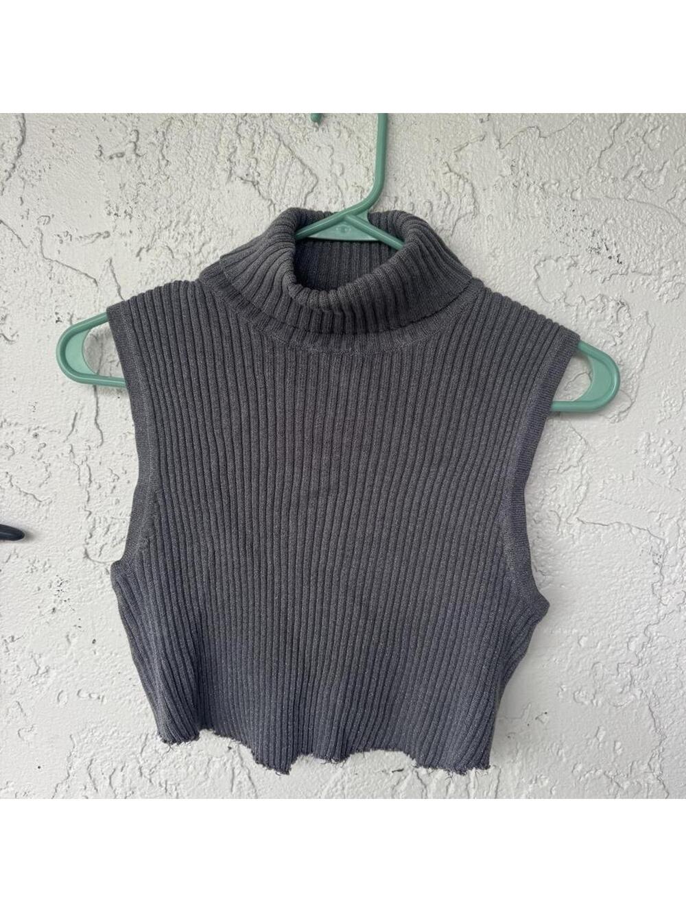 Women's Grey and Blue Jumper